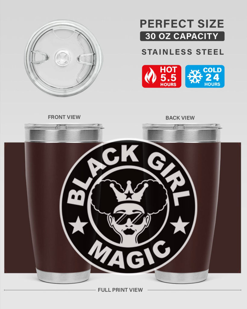 black girl magic coffee 57#- women-girls- Tumbler