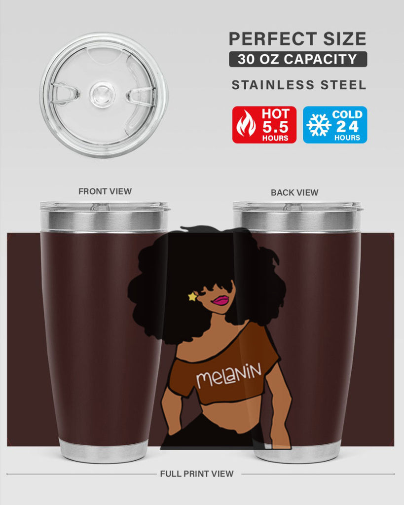 black girl melanin 18#- women-girls- Tumbler