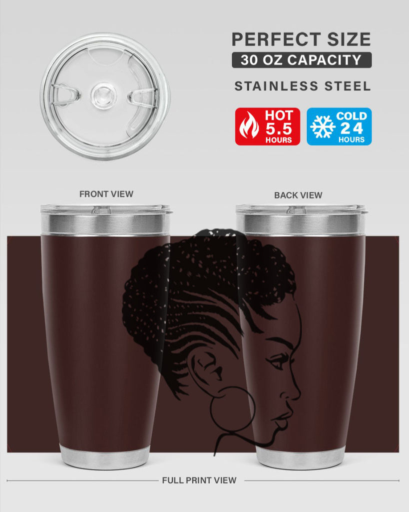 black women - queen 20#- women-girls- Tumbler