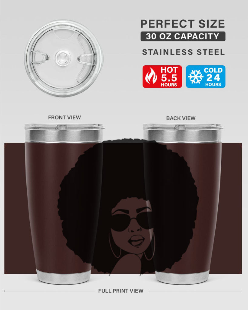 black women - queen 46#- women-girls- Tumbler