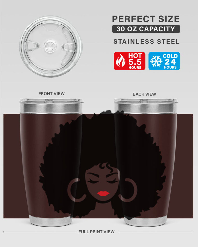 black women - queen 63#- women-girls- Tumbler