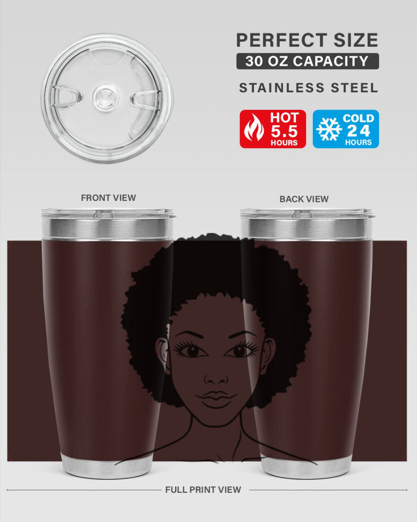 black women - queen 64#- women-girls- Tumbler
