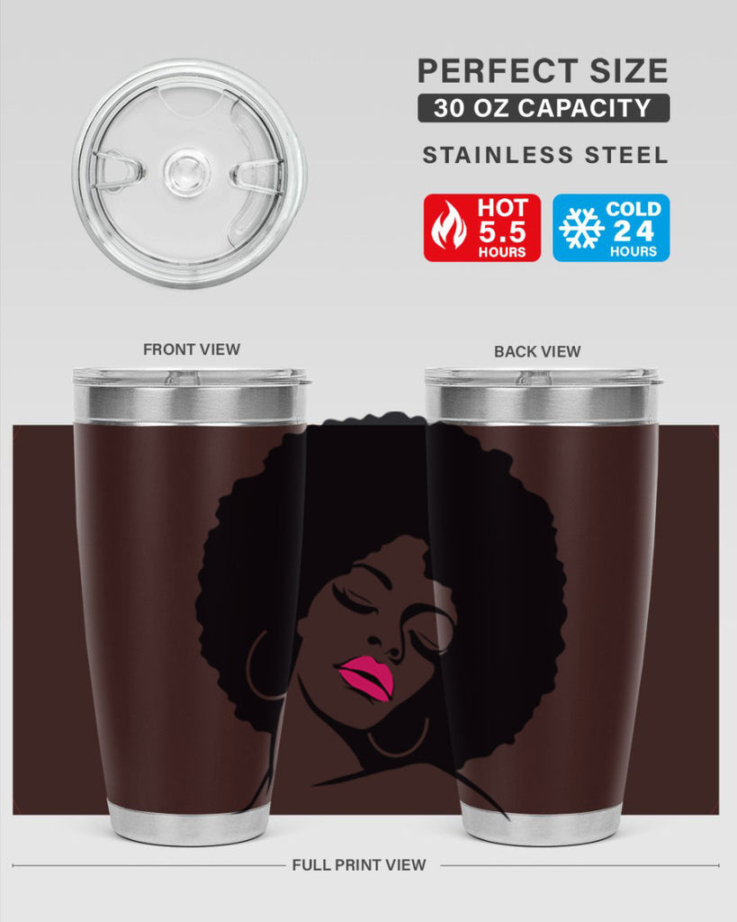 black women - queen 68#- women-girls- Tumbler