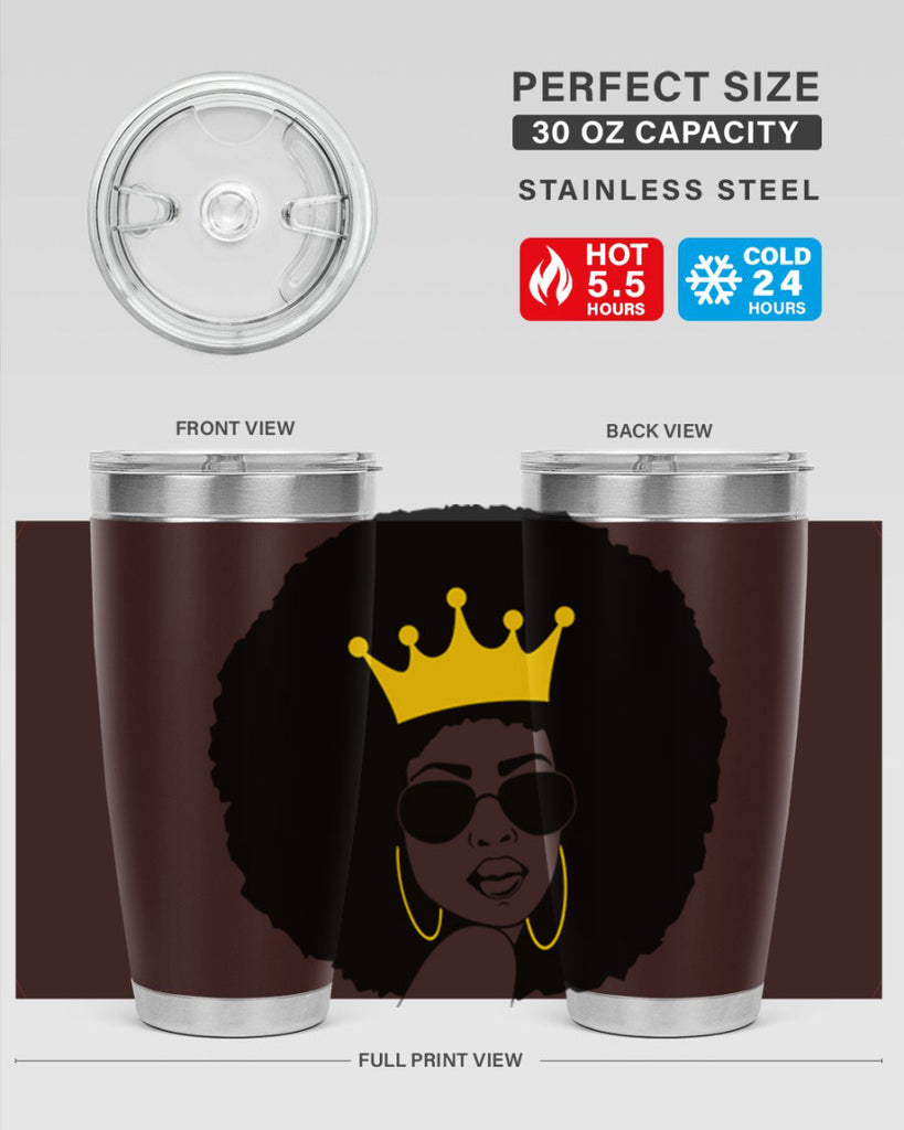 black women - queen 76#- women-girls- Tumbler