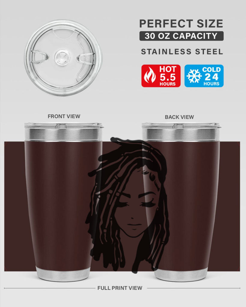 black women - queen 7#- women-girls- Tumbler