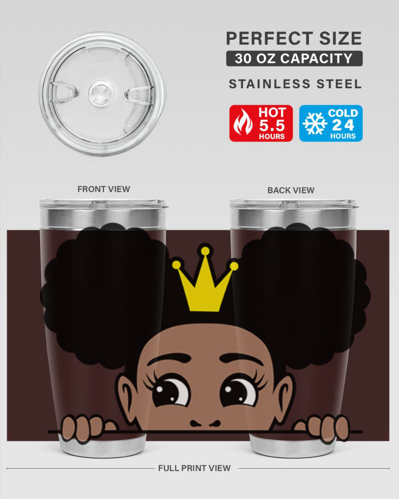 crown afro puffs 51#- women-girls- Tumbler