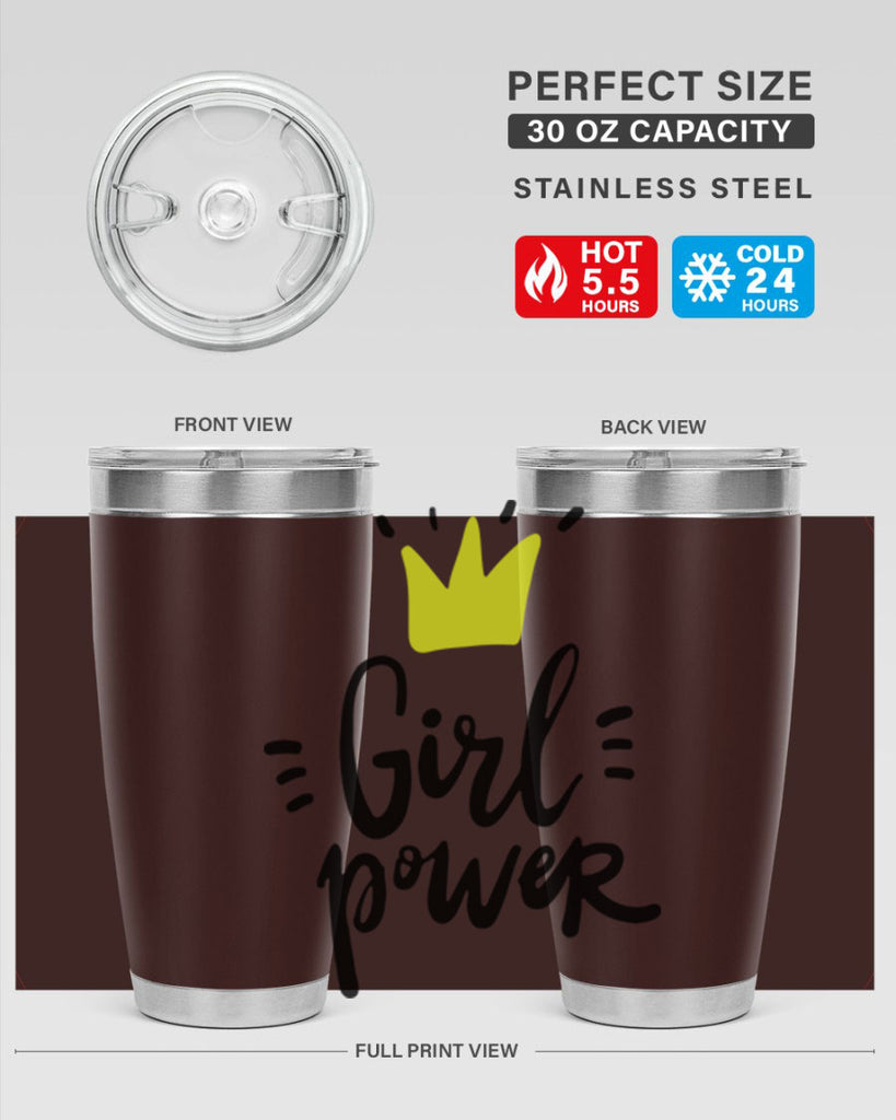 girl power crown 35#- women-girls- Tumbler