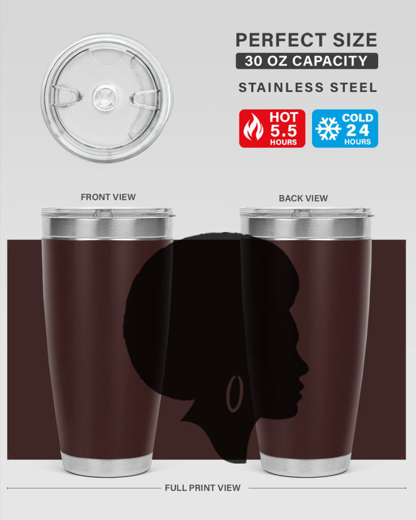 remix femaleafroavatar black 20#- women-girls- Tumbler