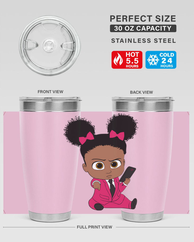 Black girl style 3#- women-girls- Tumbler