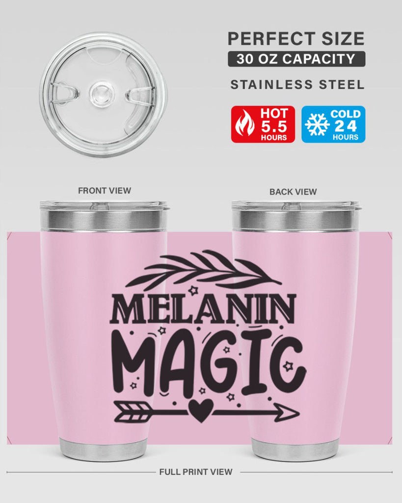 Melanin magic Style 19#- women-girls- Tumbler