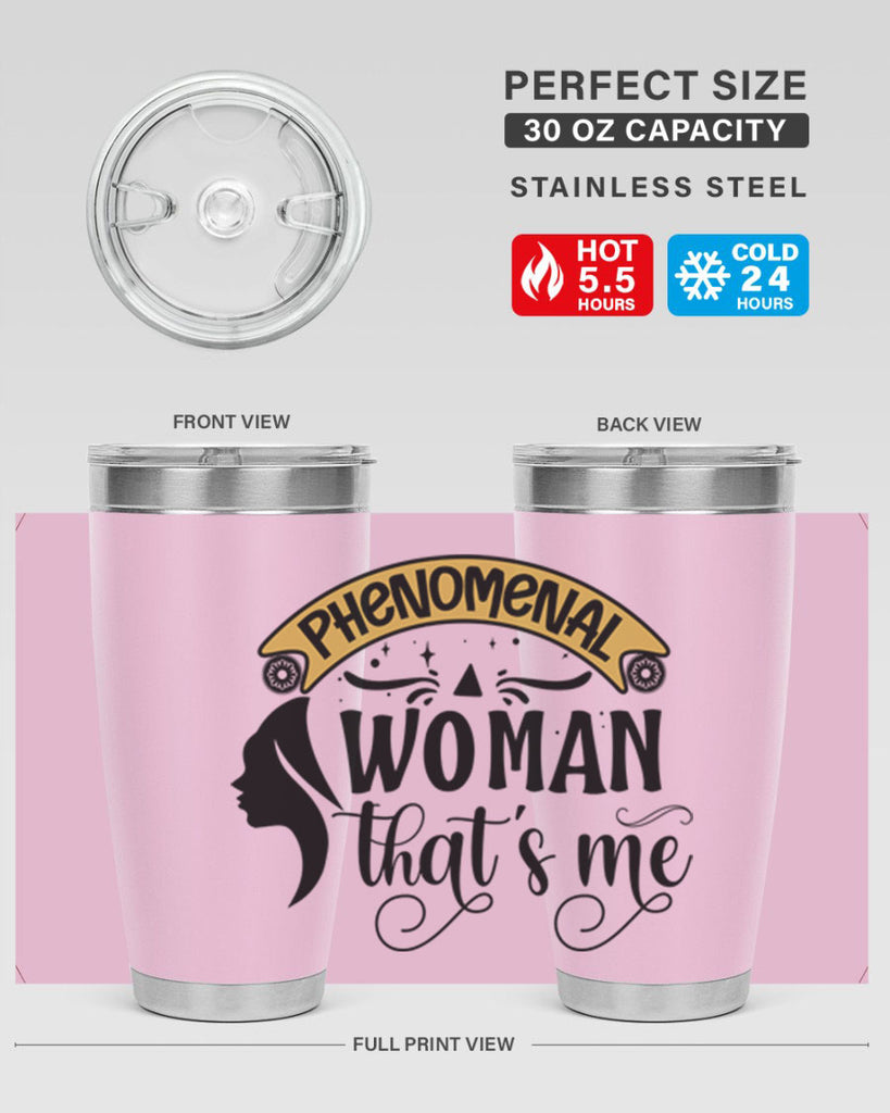 Phenomenal woman thats me Style 15#- women-girls- Tumbler