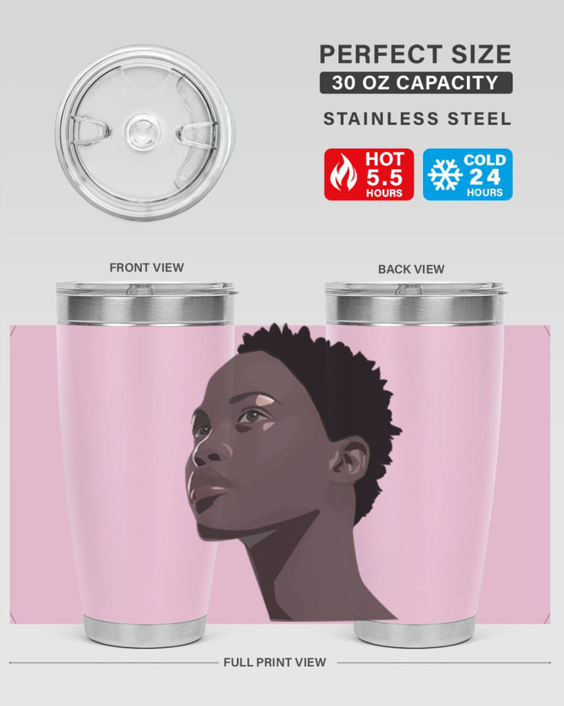 african woman portrait 88#- women-girls- Tumbler