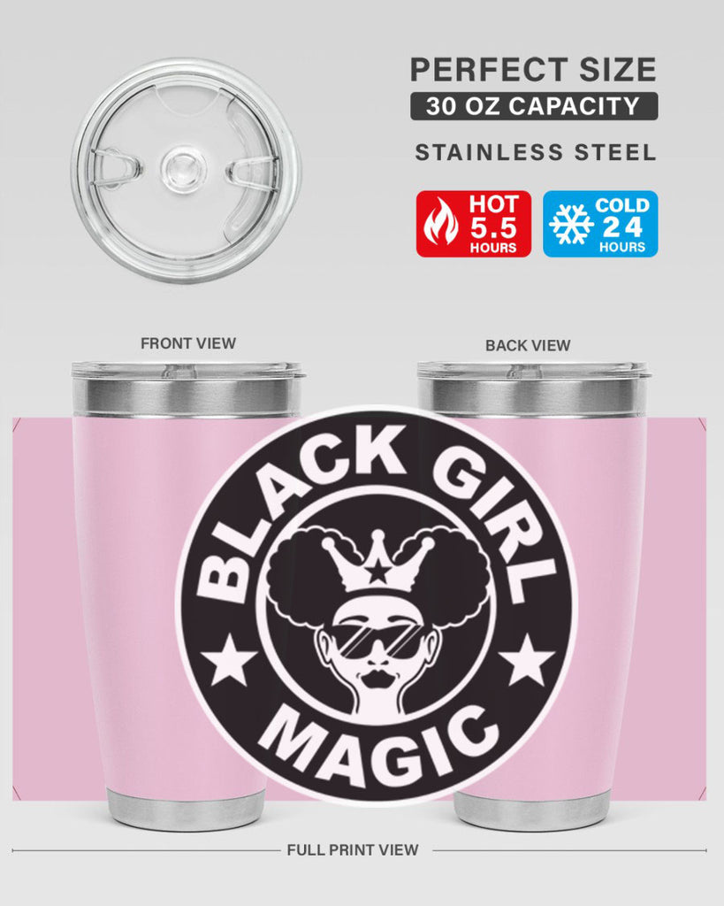 black girl magic coffee 57#- women-girls- Tumbler