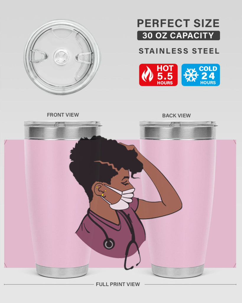 black nurse 1#- women-girls- Tumbler