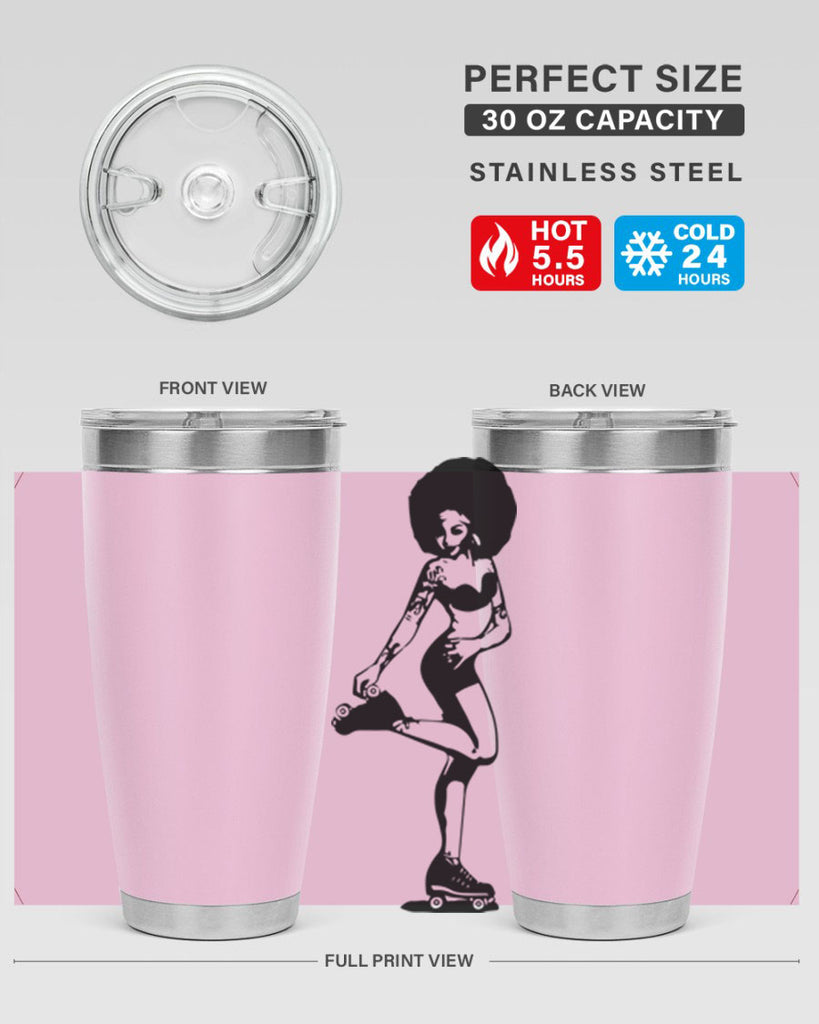 black women - queen 62#- women-girls- Tumbler