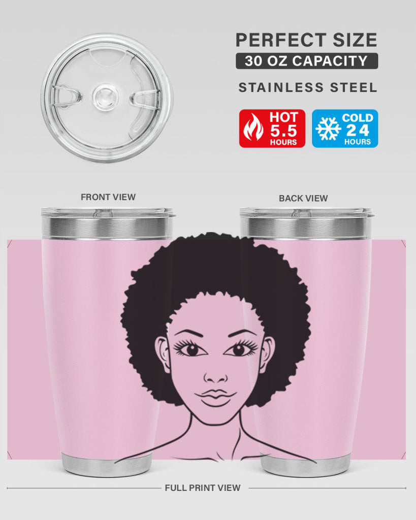 black women - queen 64#- women-girls- Tumbler