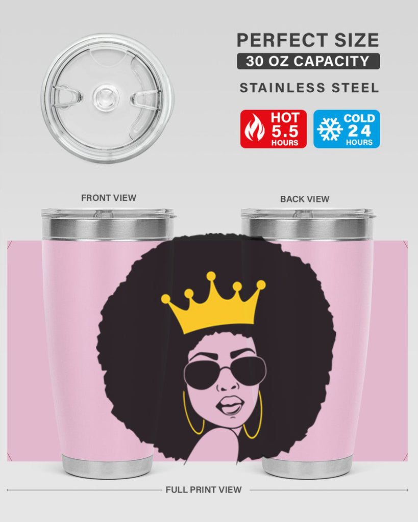 black women - queen 76#- women-girls- Tumbler