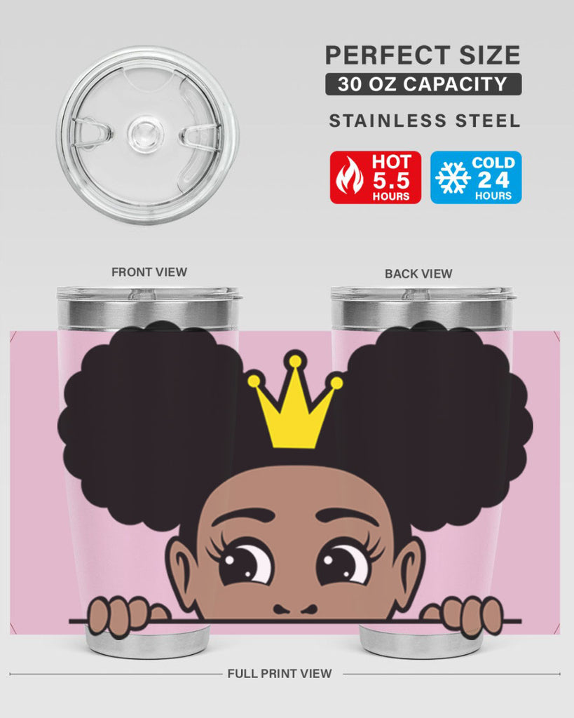 crown afro puffs 51#- women-girls- Tumbler