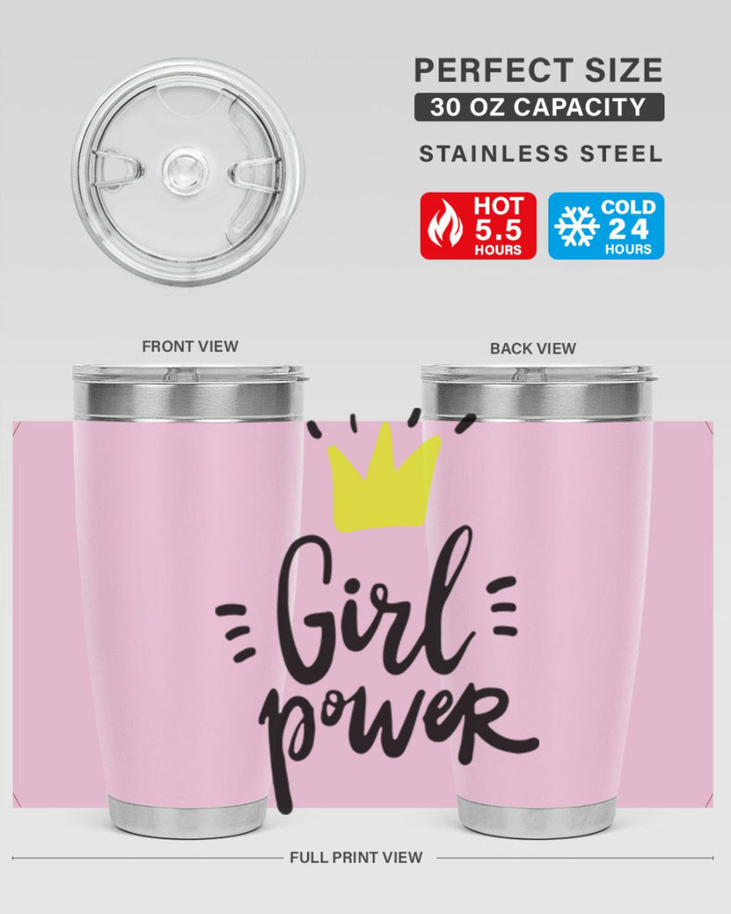 girl power crown 35#- women-girls- Tumbler