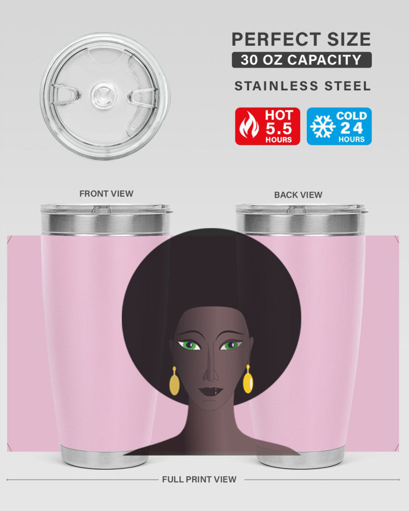 machovka black woman with green eyes 27#- women-girls- Tumbler