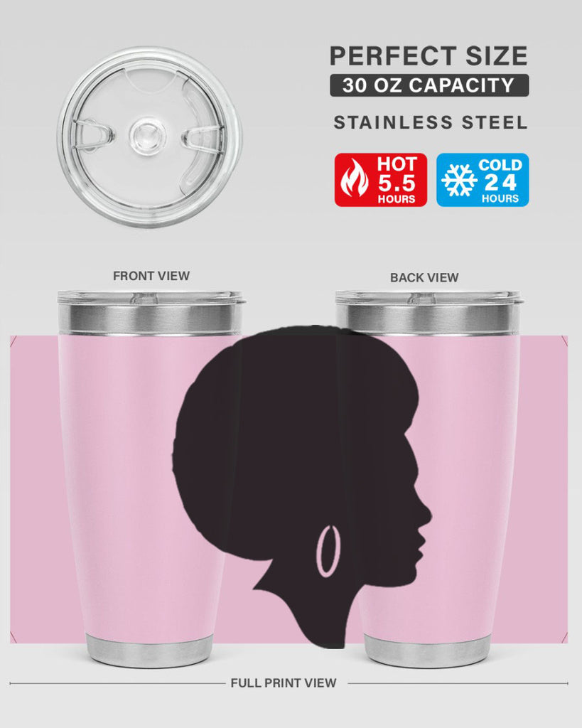 remix femaleafroavatar black 20#- women-girls- Tumbler