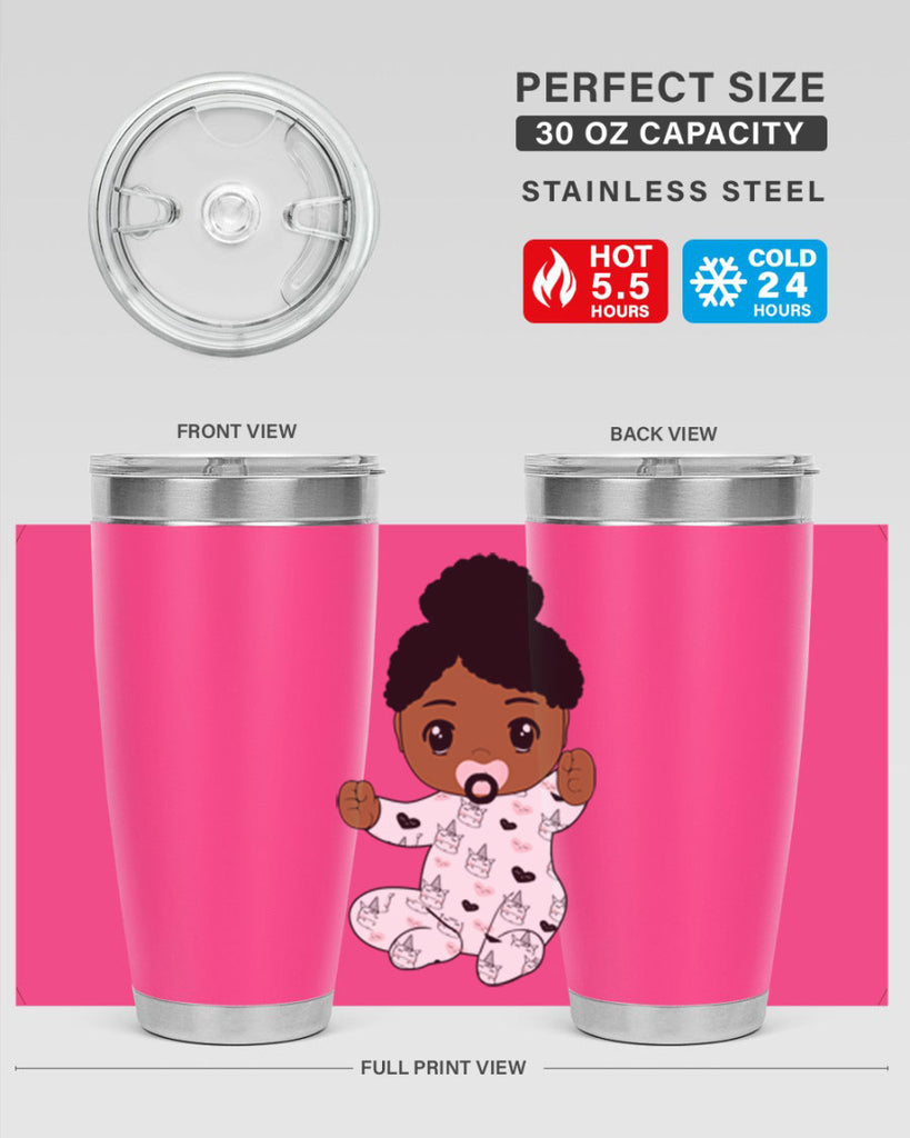 Black baby style 5#- women-girls- Tumbler