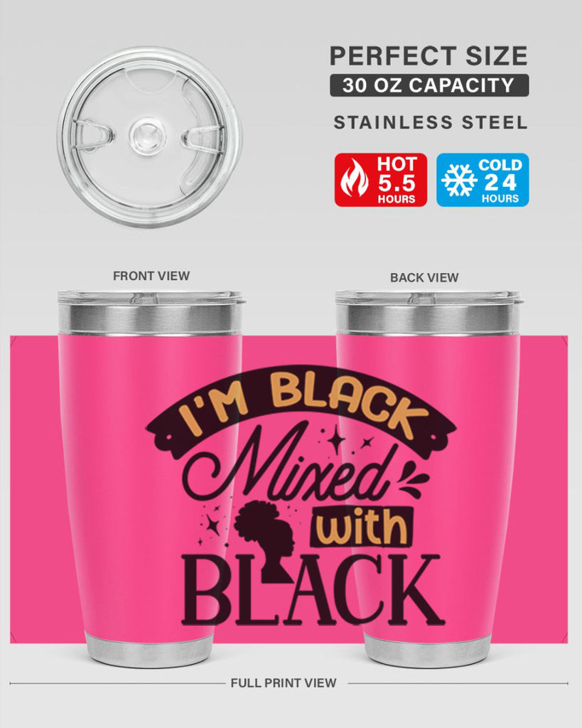 Im black mixed with black Style 30#- women-girls- Tumbler