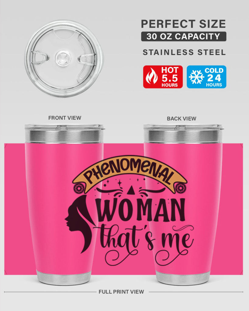 Phenomenal woman thats me Style 15#- women-girls- Tumbler