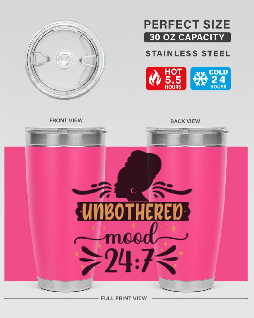 Unbothered mood Style 2#- women-girls- Tumbler