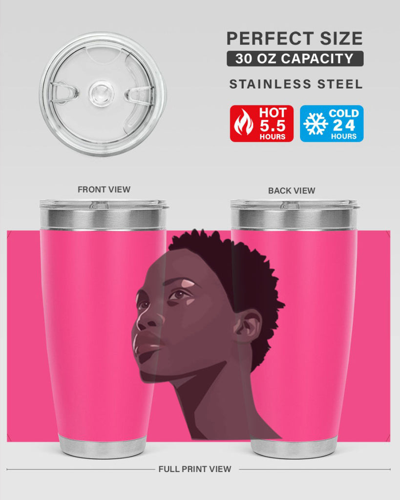 african woman portrait 88#- women-girls- Tumbler