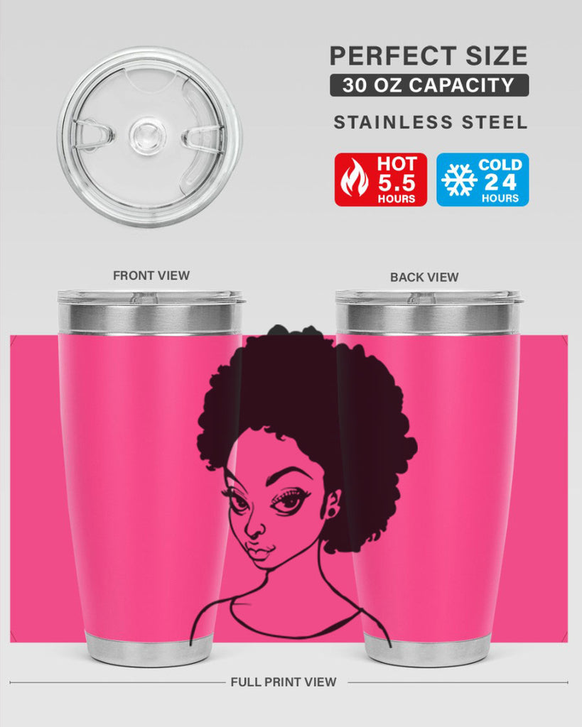 afro woman girl lady 68#- women-girls- Tumbler