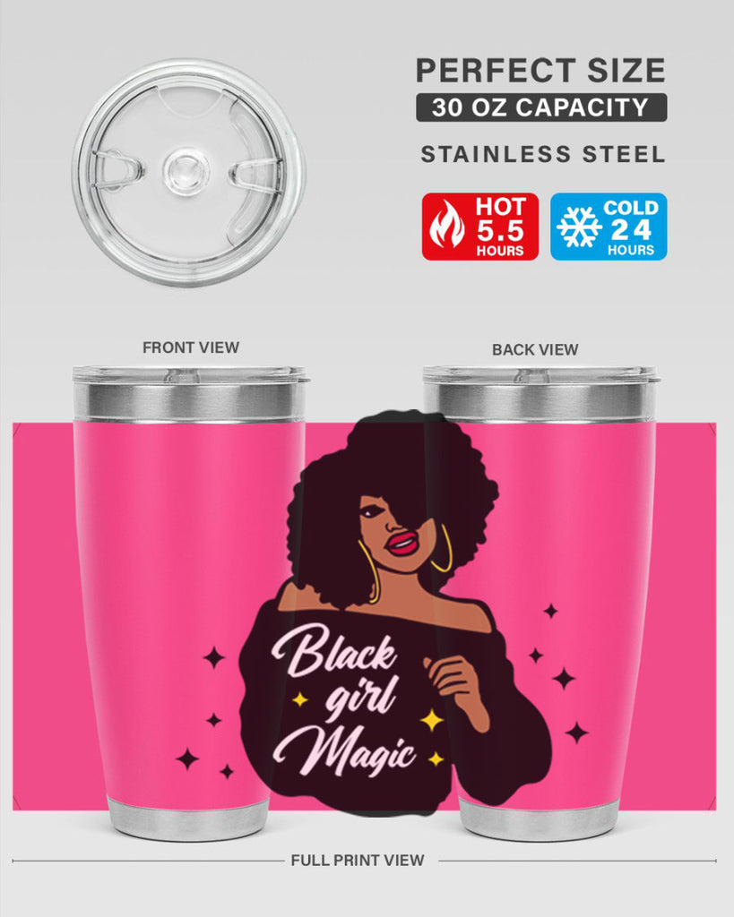 black girl magic 21#- women-girls- Tumbler