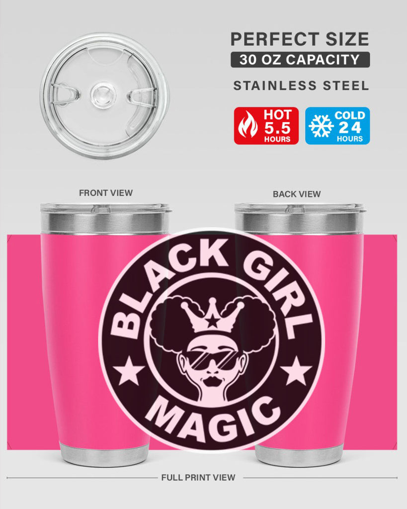 black girl magic coffee 57#- women-girls- Tumbler