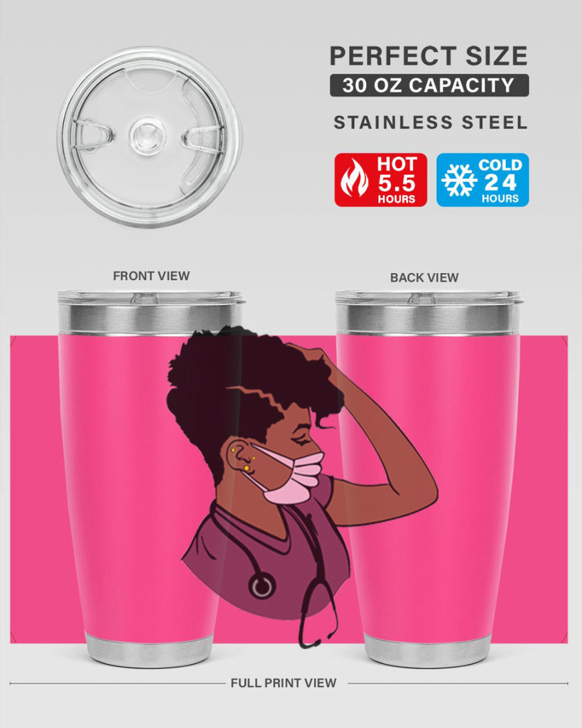 black nurse 1#- women-girls- Tumbler