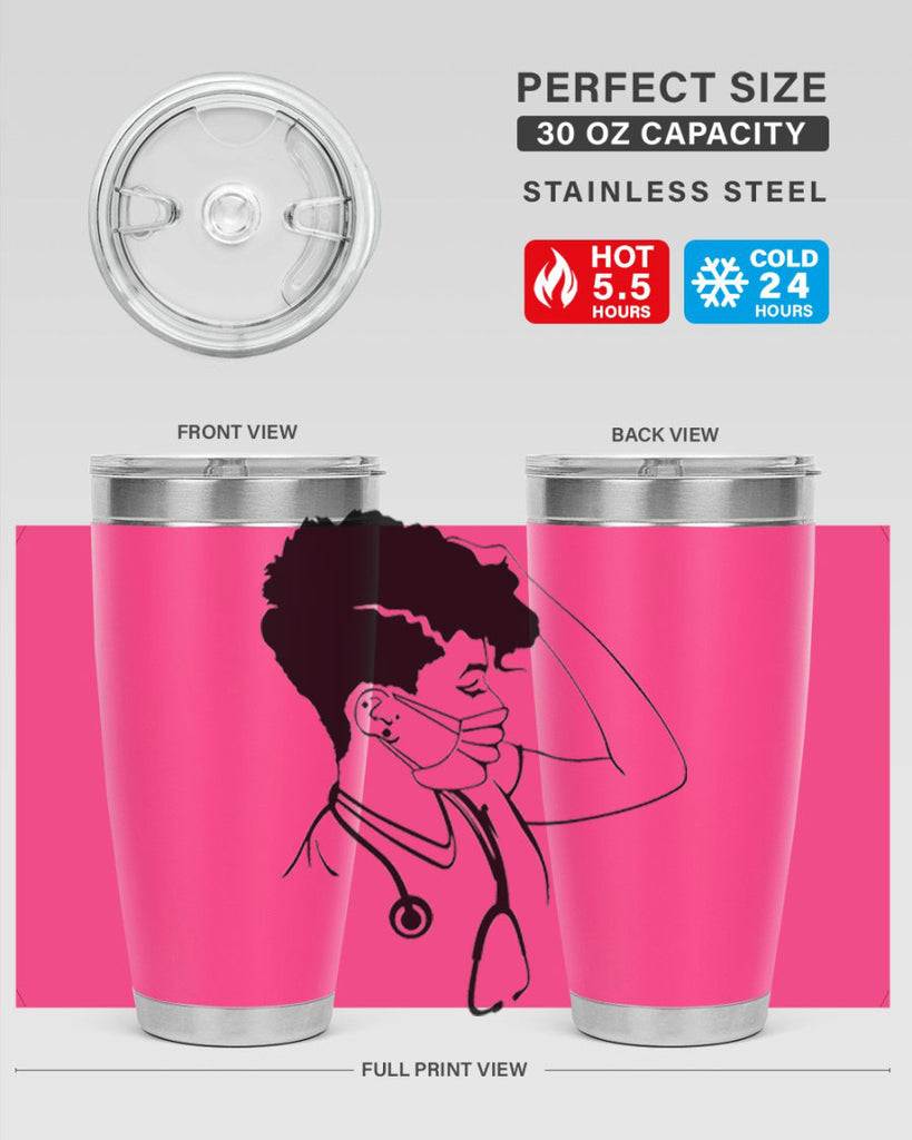 black nurse 3#- women-girls- Tumbler