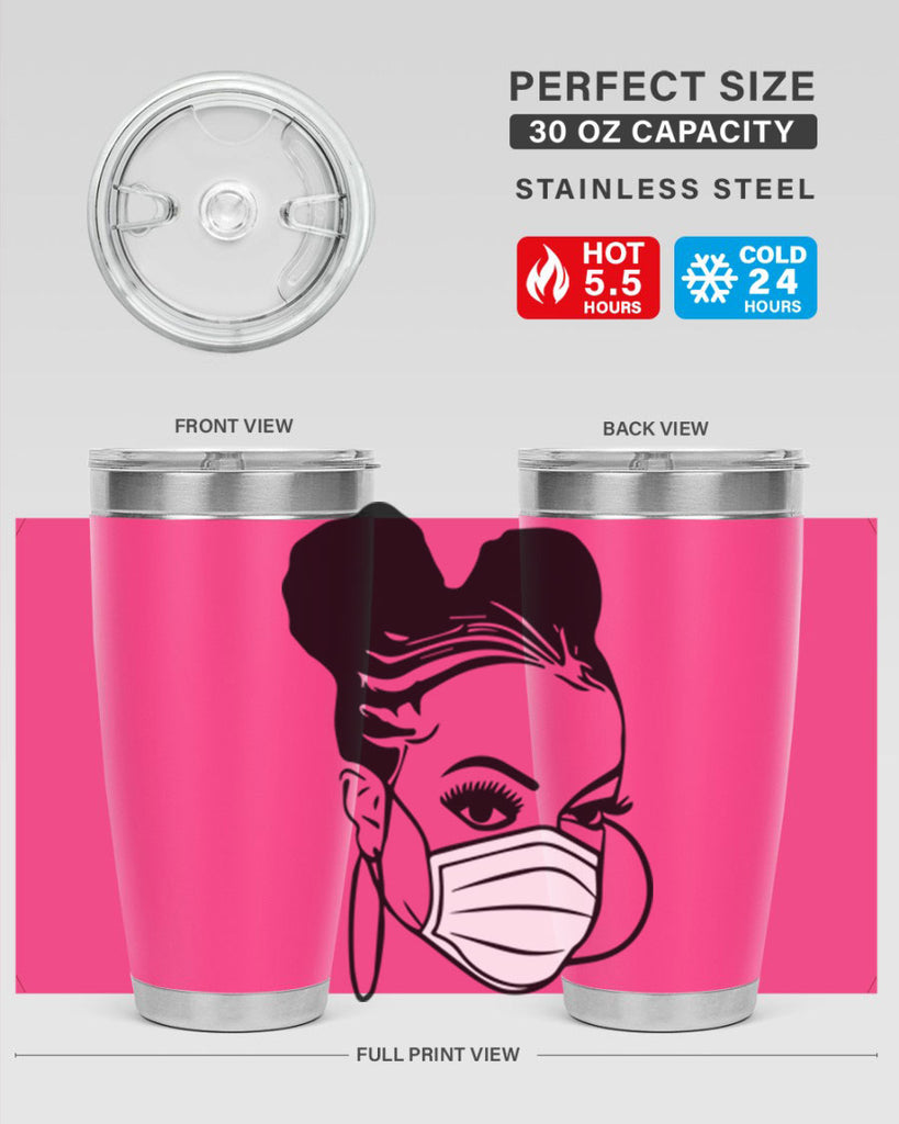 black nurse 6#- women-girls- Tumbler