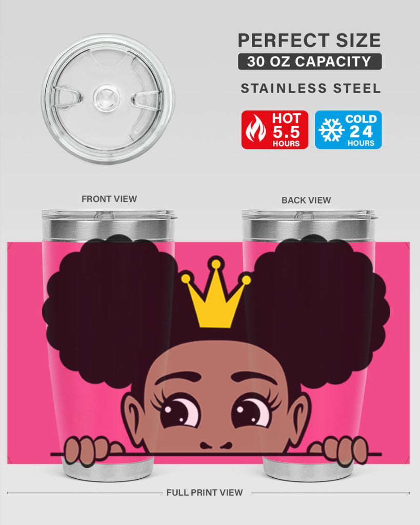 crown afro puffs 51#- women-girls- Tumbler