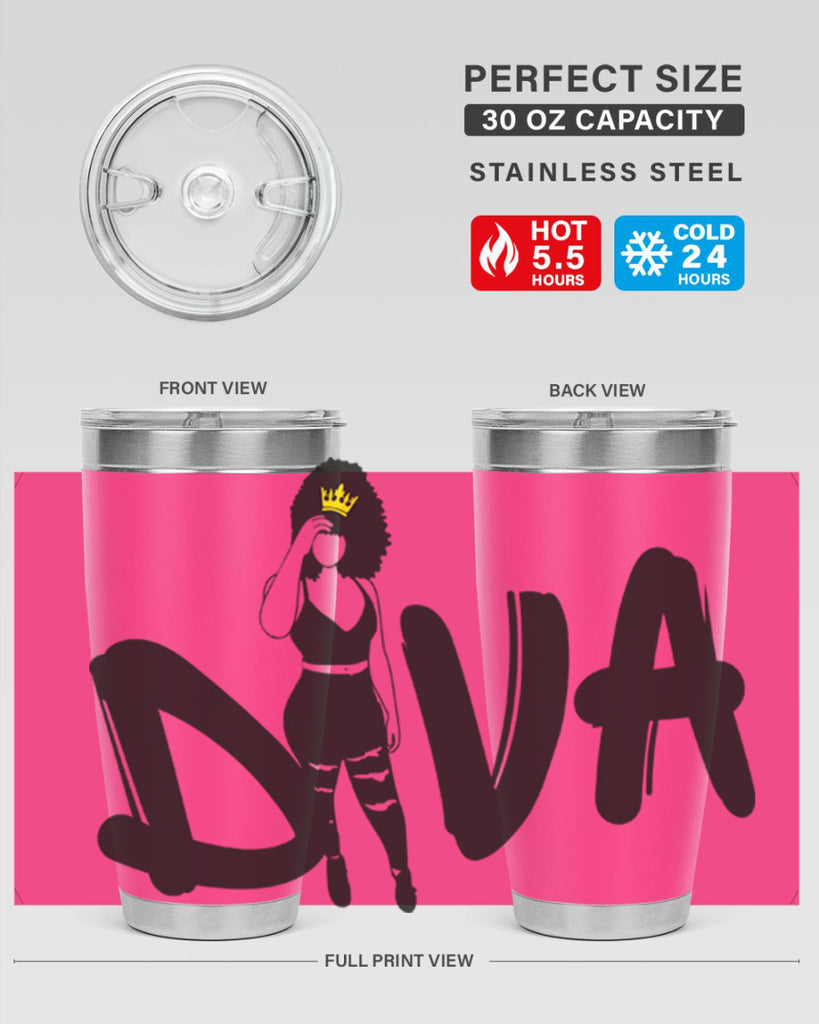 diva 6#- women-girls- Tumbler