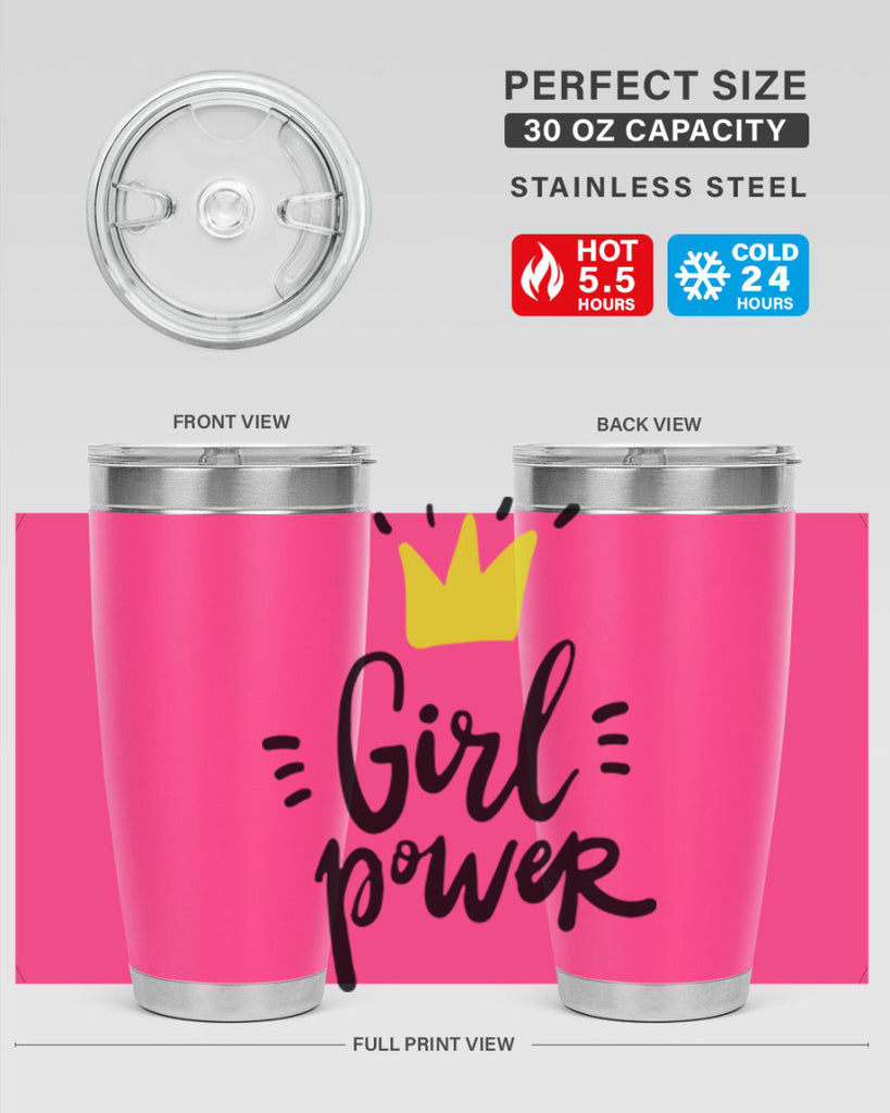 girl power crown 35#- women-girls- Tumbler