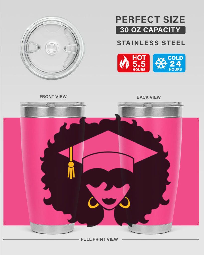 grad black woman 33#- women-girls- Tumbler
