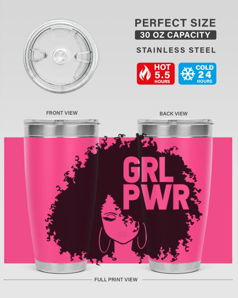 woman face grlpwr 1#- women-girls- Tumbler