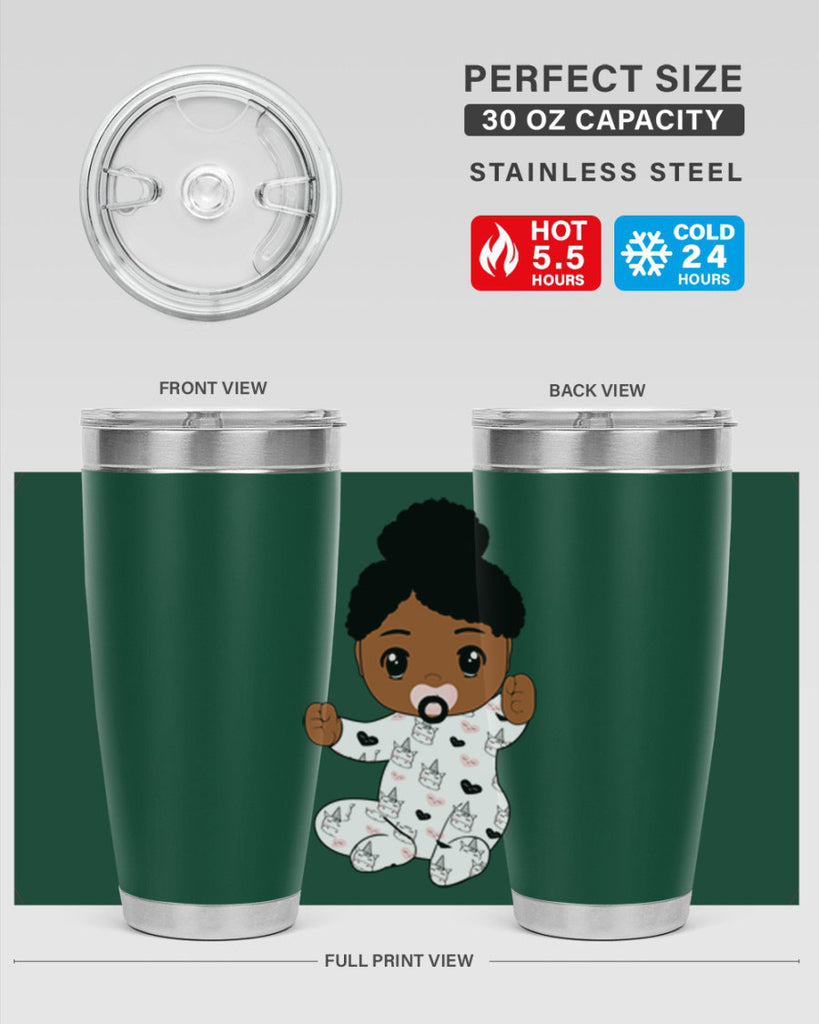 Black baby style 5#- women-girls- Tumbler