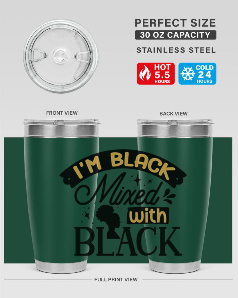 Im black mixed with black Style 30#- women-girls- Tumbler