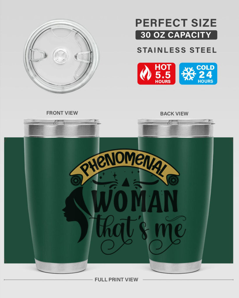 Phenomenal woman thats me Style 15#- women-girls- Tumbler