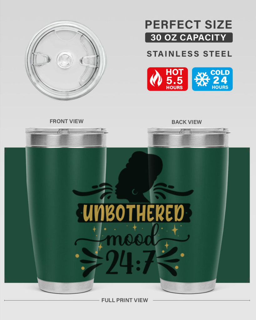 Unbothered mood Style 2#- women-girls- Tumbler