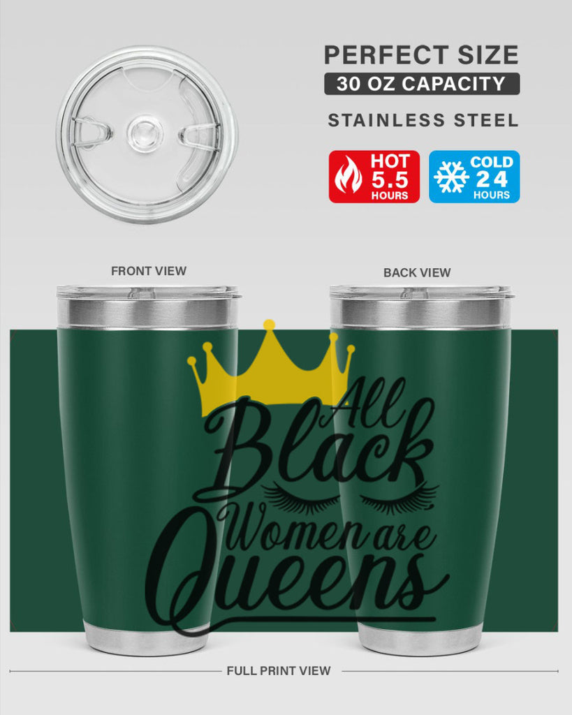 all black women are queens Style 65#- women-girls- Tumbler