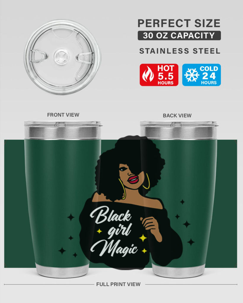 black girl magic 21#- women-girls- Tumbler