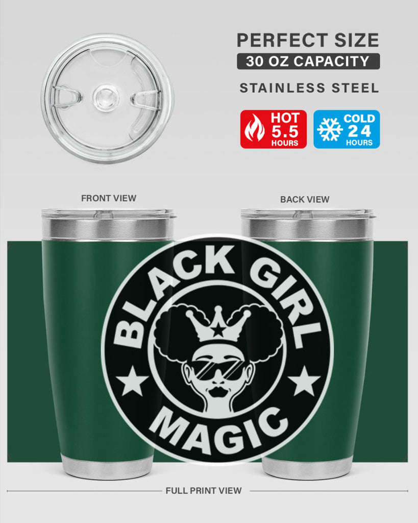 black girl magic coffee 57#- women-girls- Tumbler