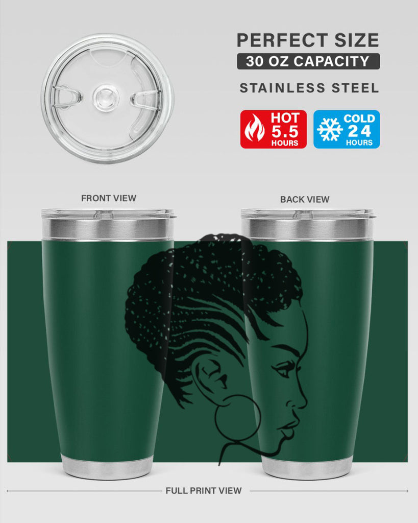 black women - queen 20#- women-girls- Tumbler