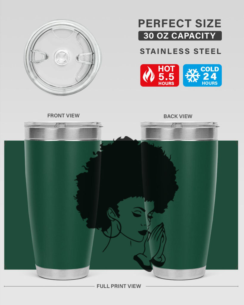 black women - queen 22#- women-girls- Tumbler